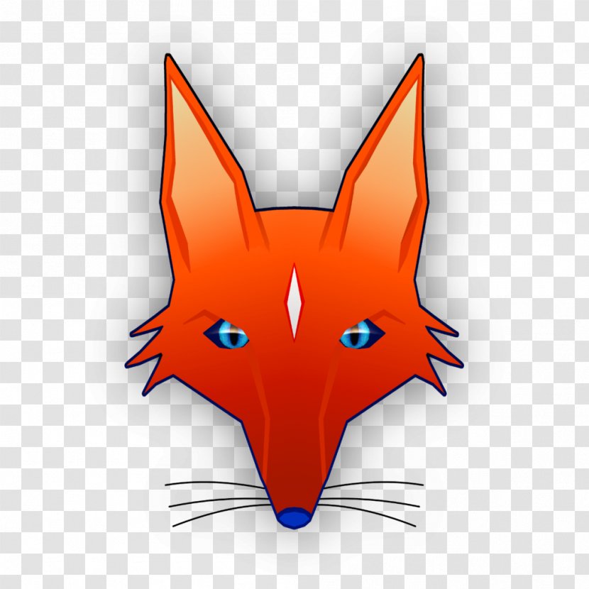 Red Fox Whiskers Snout Clip Art - Fiction - Krita Icon Transparent PNG
