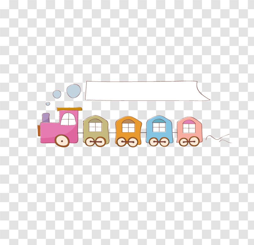 Train Cartoon Illustration - Logo - Children Car Transparent PNG