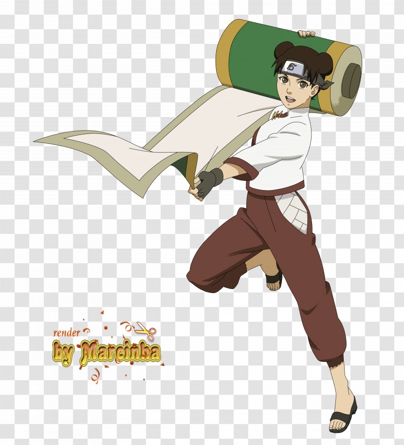 Tenten Naruto Drawing DeviantArt Jutsu - Frame Transparent PNG