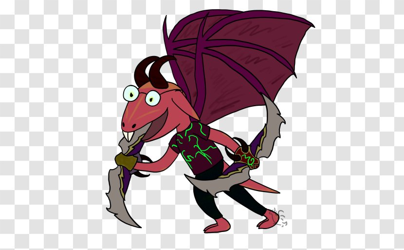 Dragon Demon Clip Art - Hunter Transparent PNG