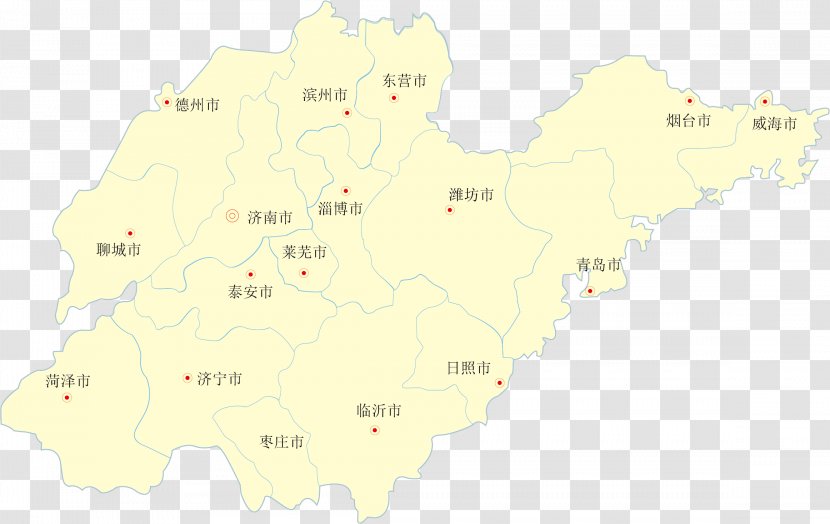 Map Yellow Land Lot Ecoregion - Plan - Shandong Province Vector Transparent PNG