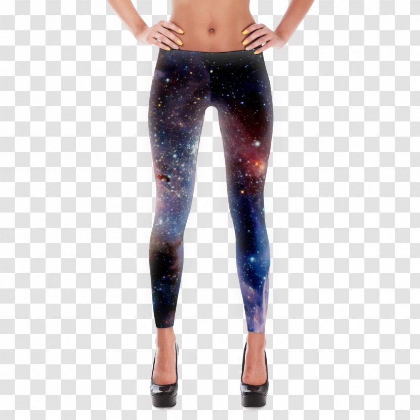 Leggings T-shirt Clothing Yoga Pants Waistband - Heart - Starry Sky Transparent PNG
