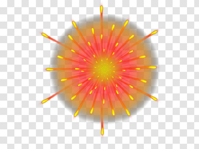 Petal Yellow Symmetry Computer Wallpaper - Fireworks Transparent PNG
