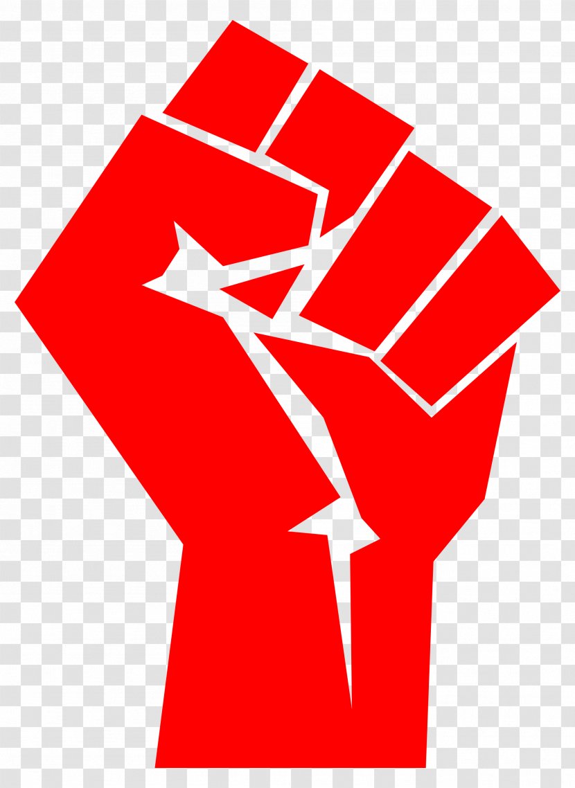 Raised Fist Thumb Signal Clip Art - Communist Symbolism - Nelson Mandela Transparent PNG