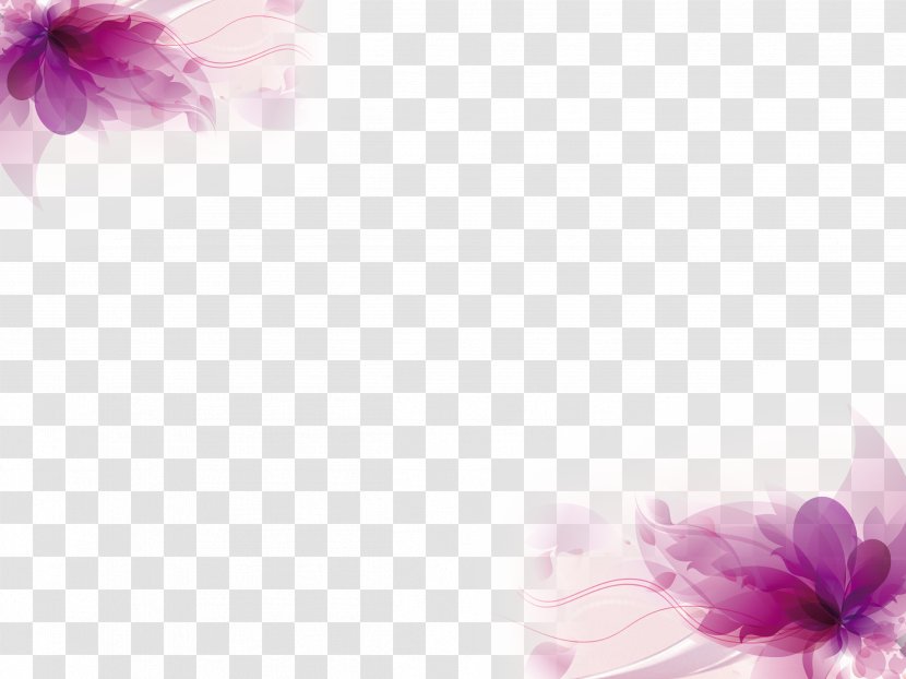 Purple Download - Google Images - Fantasy Flowers Background Transparent PNG