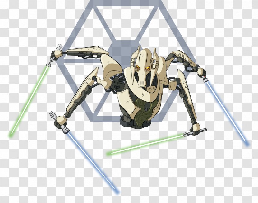 General Grievous Battle Droid Star Wars Character Art Transparent PNG