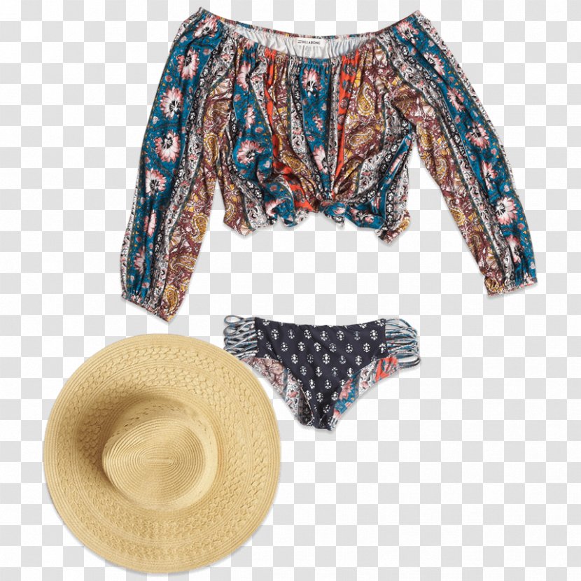 Sleeve Blouse Billabong Gift Holiday - Beach Bum - Sun Hat Transparent PNG