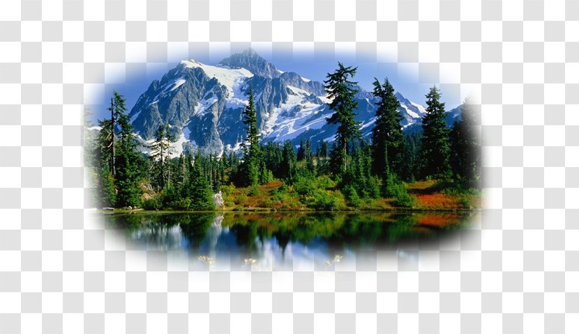 Glacier National Park Mount Shuksan Rainier Landscape - Water Transparent PNG