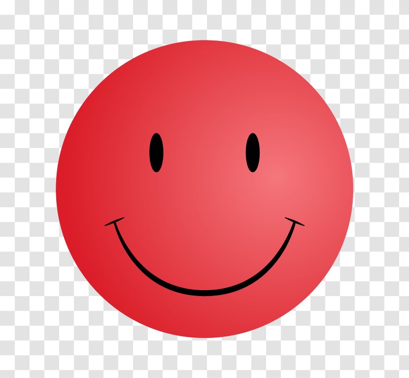 Smiley Red Happiness Circle - Emotion - Grinning Transparent PNG