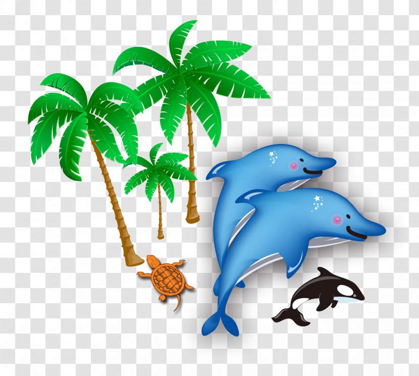 Dolphin Beach Sea Clip Art - Mammal - Marine Dolphins Transparent PNG