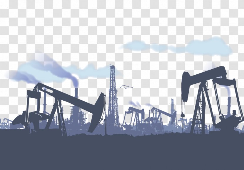 Industry Mining - Oil Platform - Petroleum In Industrialized Cities Transparent PNG