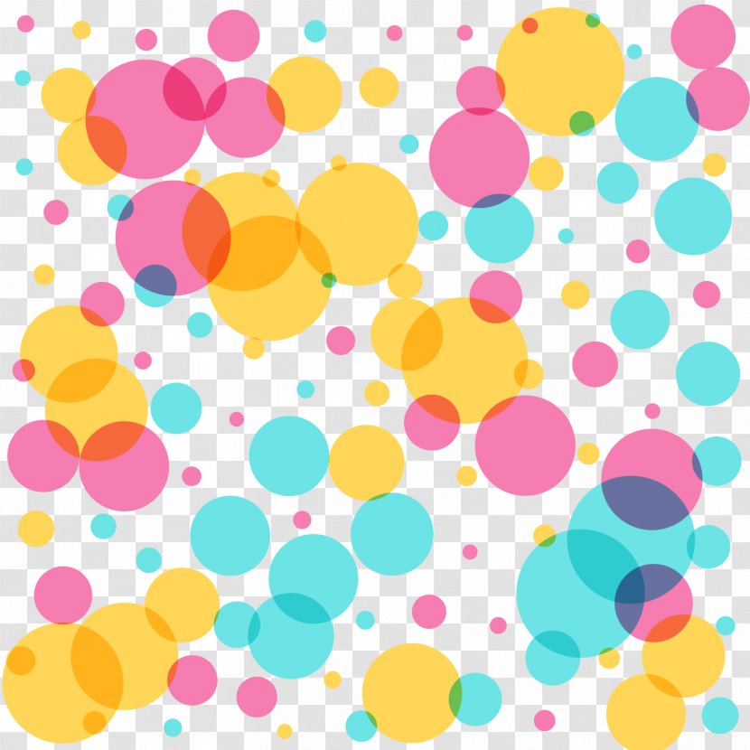 Color Circle Background Vector - Pattern - Point Transparent PNG
