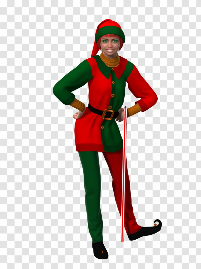 Santa Claus Christmas Elf - Woman Transparent PNG