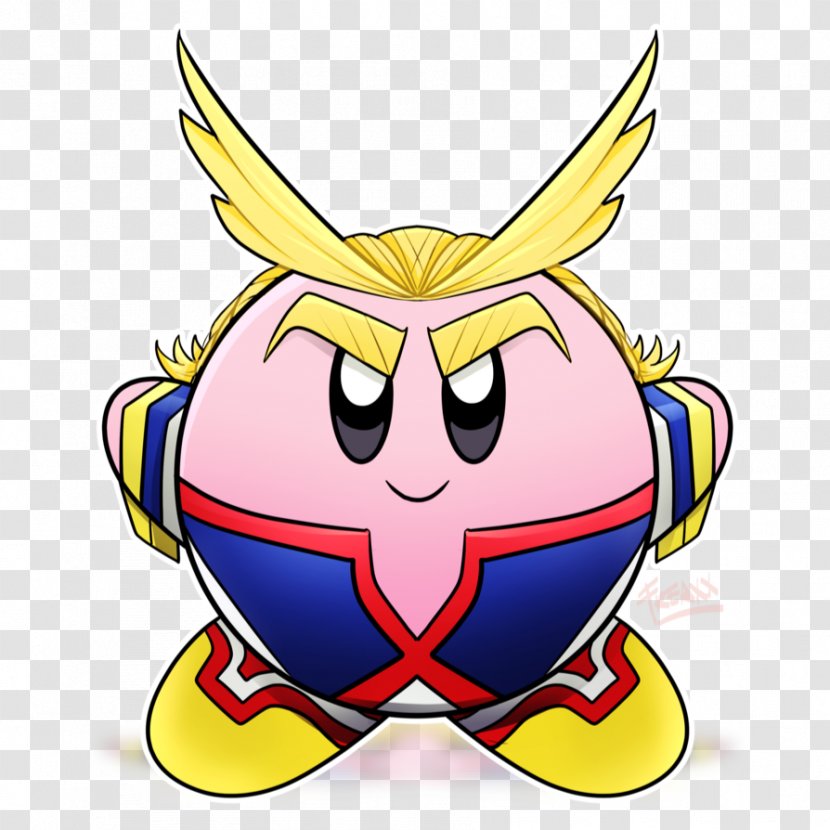 Kirby All Might Video Game Drawing Fan Art - Frame Transparent PNG
