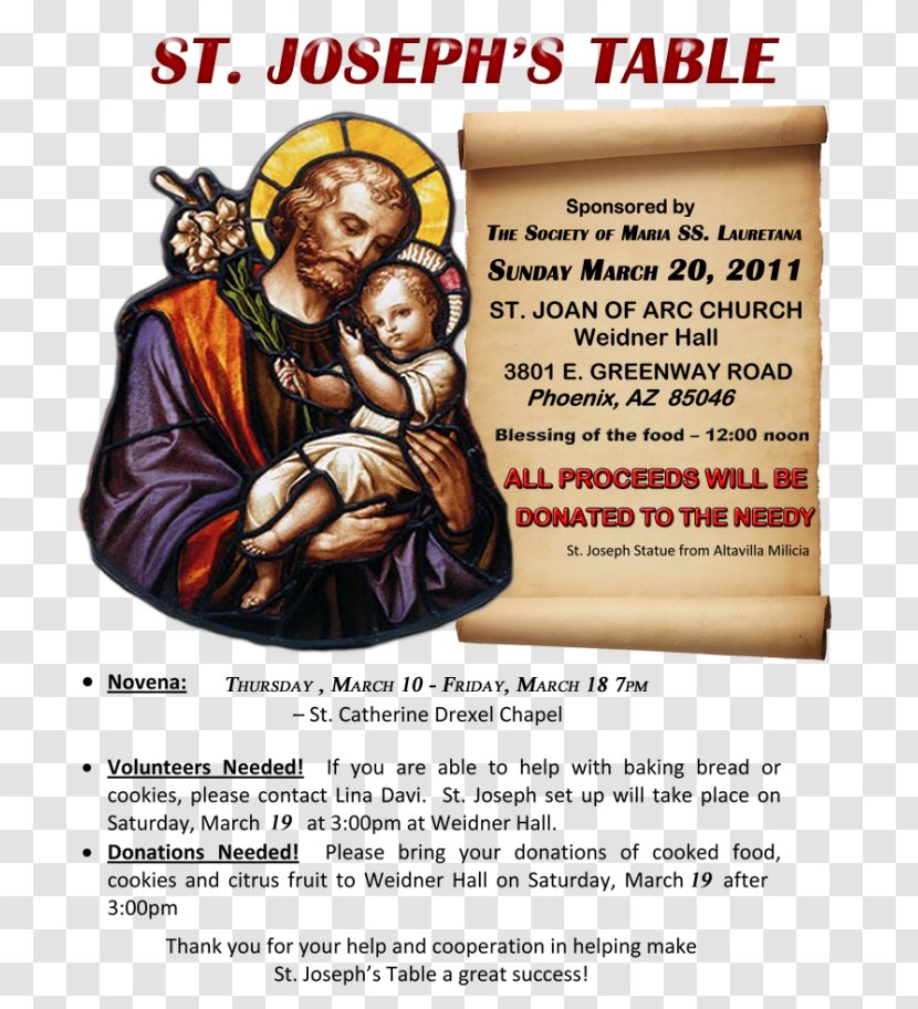 Giuseppe Name Day Saint Husband Jaculatórias Clip Art - Holy Card - Joseph Transparent PNG