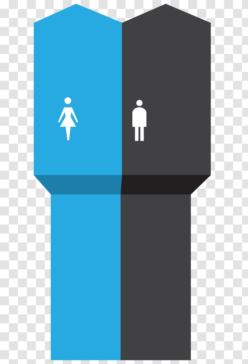 Blue - Sky - Men And Women Pointing Material Transparent PNG