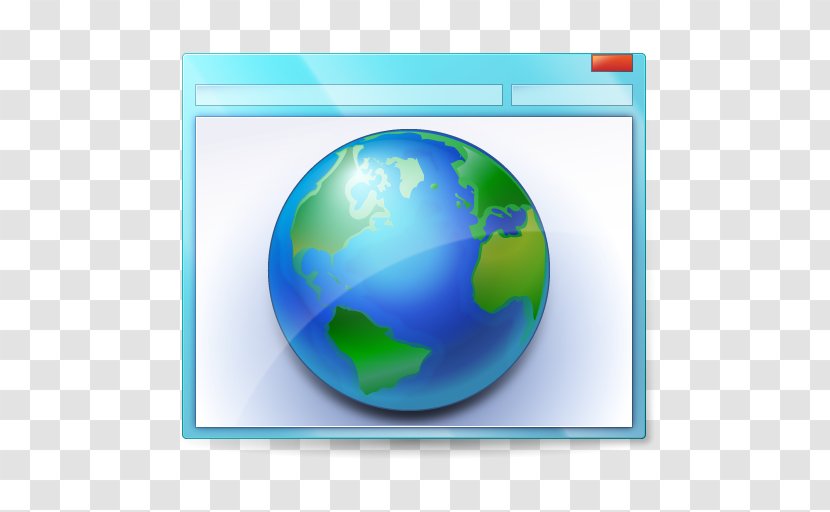 Web Browser Internet Explorer Toolbar - Earth - Surfing Transparent PNG