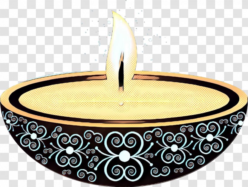 Pop Art Retro Vintage - Candle Holder Bowl Transparent PNG