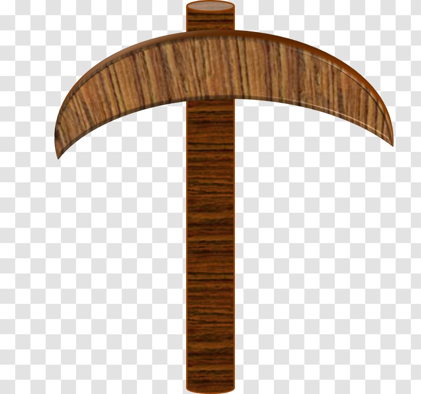 Minecraft Pickaxe Wood Clip Art - Picture Transparent PNG