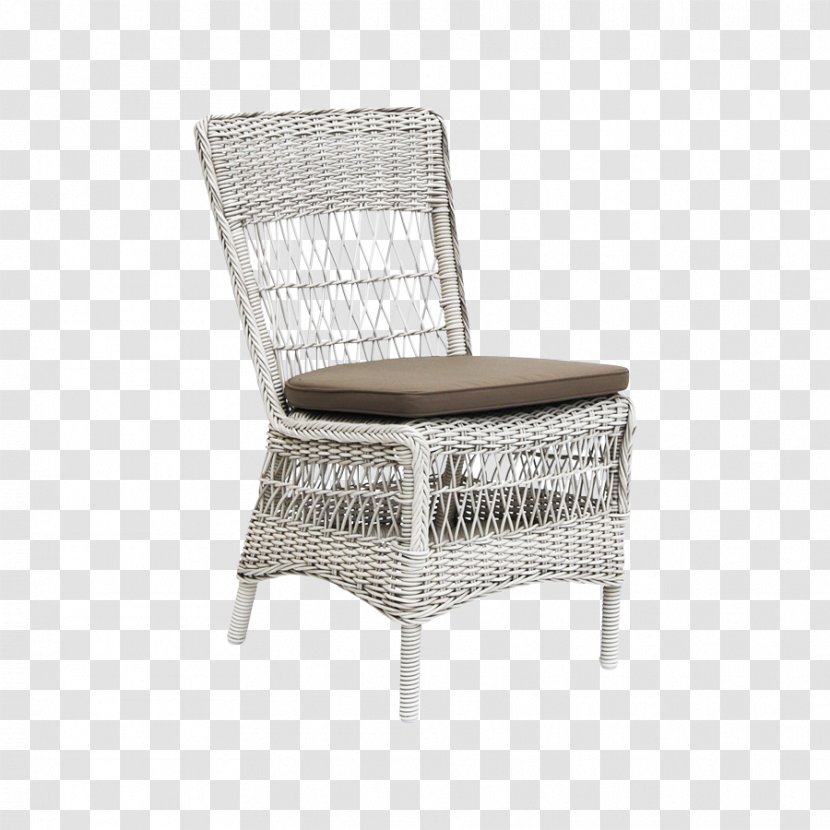 Chair White Fauteuil Table - Wicker Transparent PNG