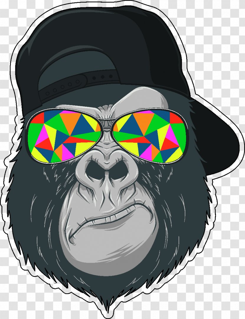 Gorilla Ape Chimpanzee - Vector Transparent PNG