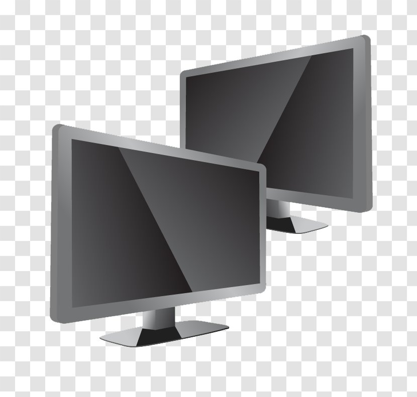 Computer Monitors Output Device Display Flat Panel - Rectangle Transparent PNG