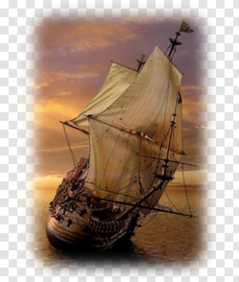 Caravel Brigantine Barque Ship Sloop-of-war - Longship Transparent PNG