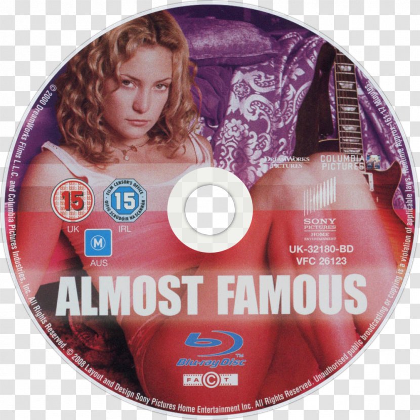 Anna Paquin Almost Famous Blu-ray Disc DVD Film - Frances Mcdormand - Kate Hudson Transparent PNG