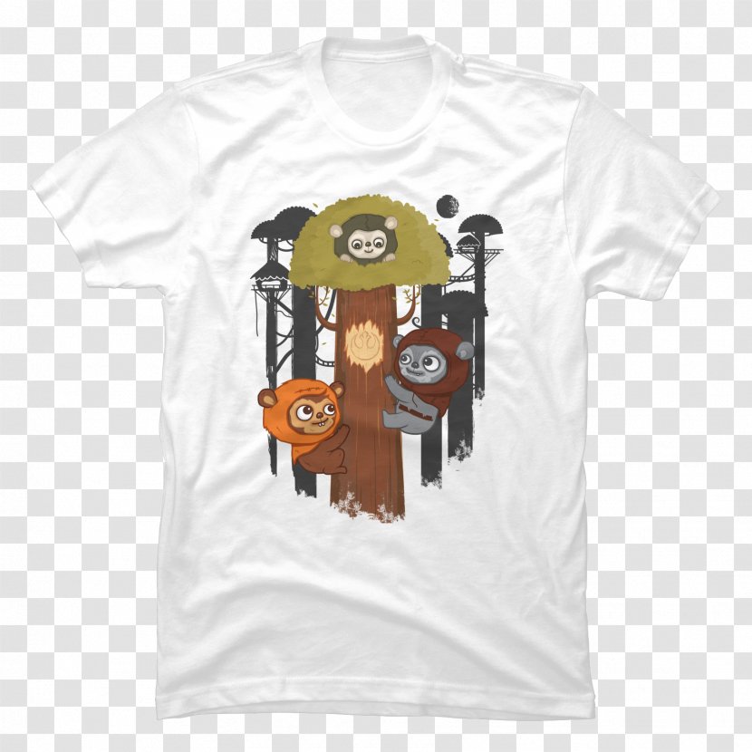 T-shirt Jar Binks Schroeder Ewok Wicket W. Warrick - Outerwear Transparent PNG