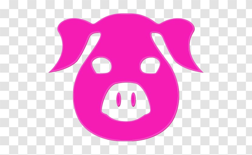 Pig Emoji - Livestock Smile Transparent PNG