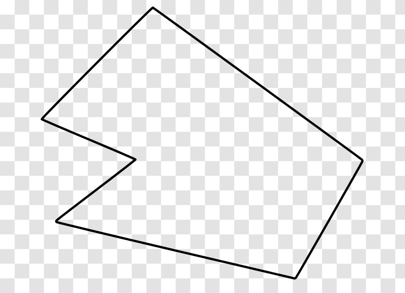 Polygon Triangle Area Rectangle Square - Concave - Polygonal Transparent PNG