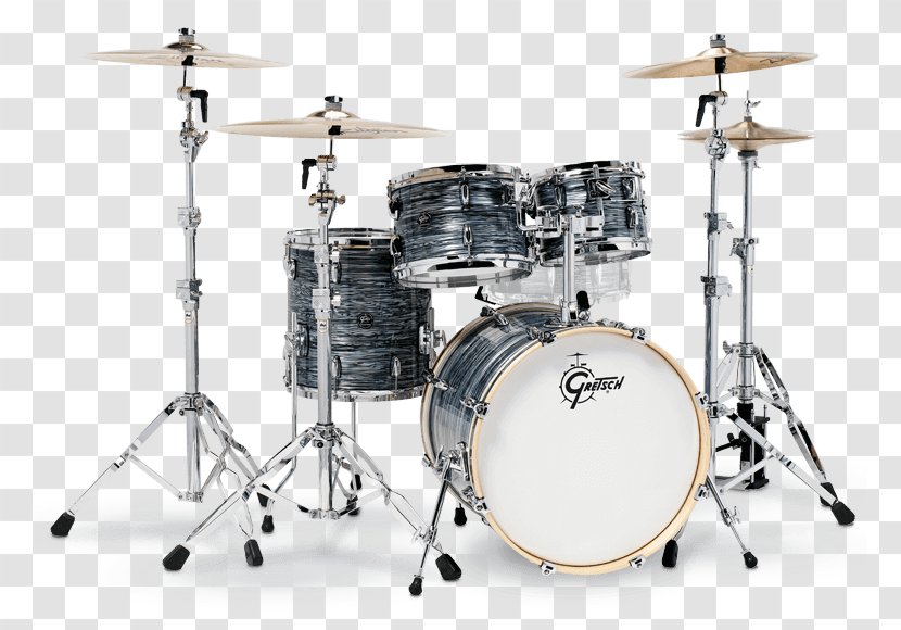 Gretsch Renown Drum Kits Drums - Percussionist - Turquoise Transparent PNG