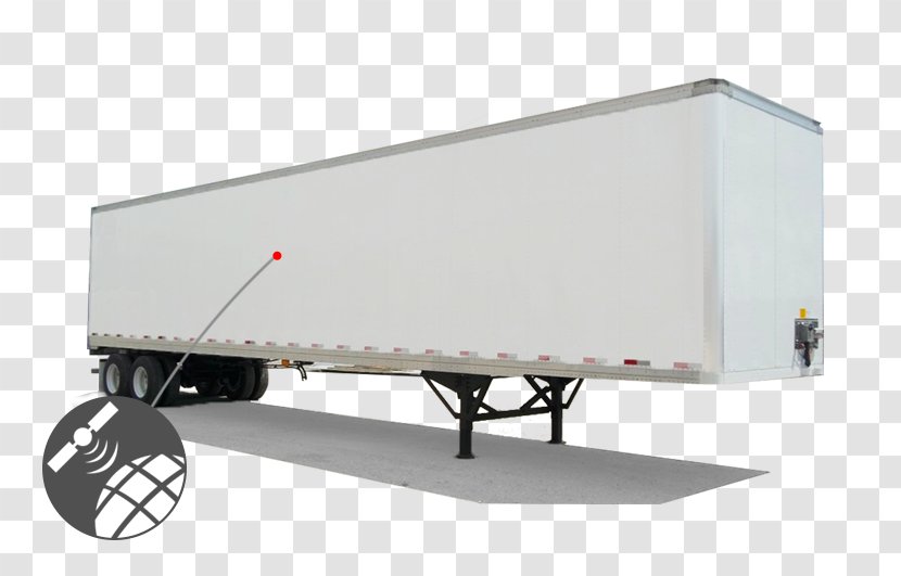 Semi-trailer Truck GPS Navigation Systems Tracking Unit Trailer - Semitrailer - Yard Transparent PNG