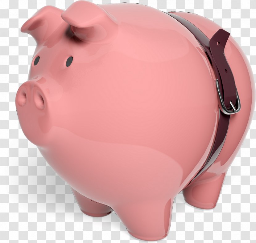 Piggy Bank Snout Savings - Pink - Pig Transparent PNG
