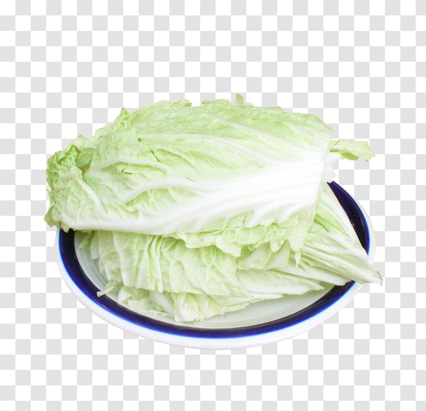 Romaine Lettuce Napa Cabbage Chinese Food - Eating - A Bowl Of Transparent PNG