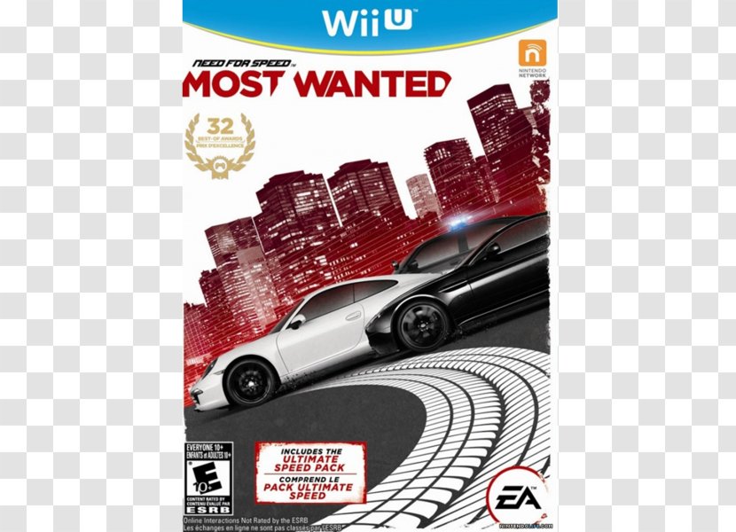 Need For Speed: Most Wanted Wii U The Run Pandora's Tower - Technology - Nfs Transparent PNG