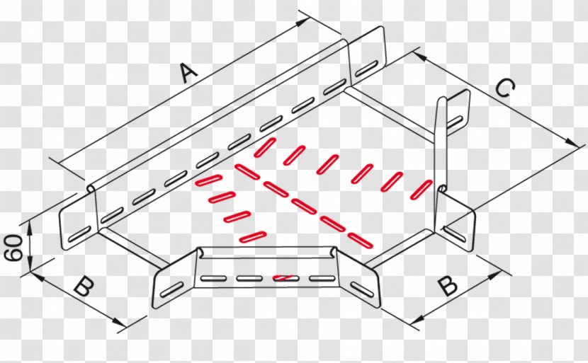 Cable Car Tray Electrical Lanz Oensingen AG Steel - Accessoire - Winkelverbinder Transparent PNG