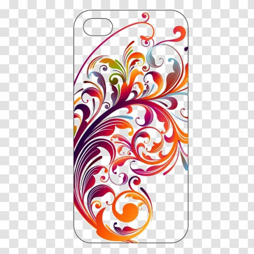 Butterfly Flower Drawing Clip Art - Mobile Phone Case - Color Pattern Transparent PNG
