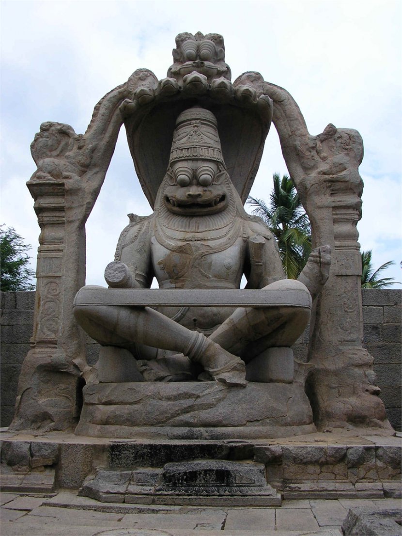Virupaksha Temple, Hampi Hospet Ugra Narasimha Temple Jain - Classical Sculpture - Lakshmi Transparent PNG