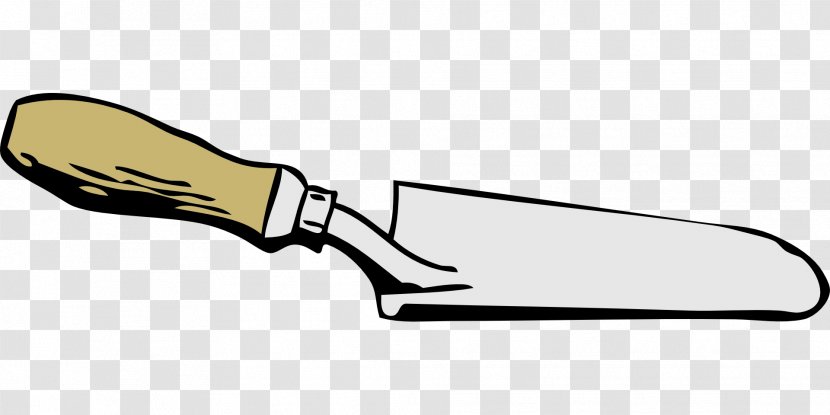Hand Tool Trowel Garden Clip Art - Weapon - Shovel Transparent PNG