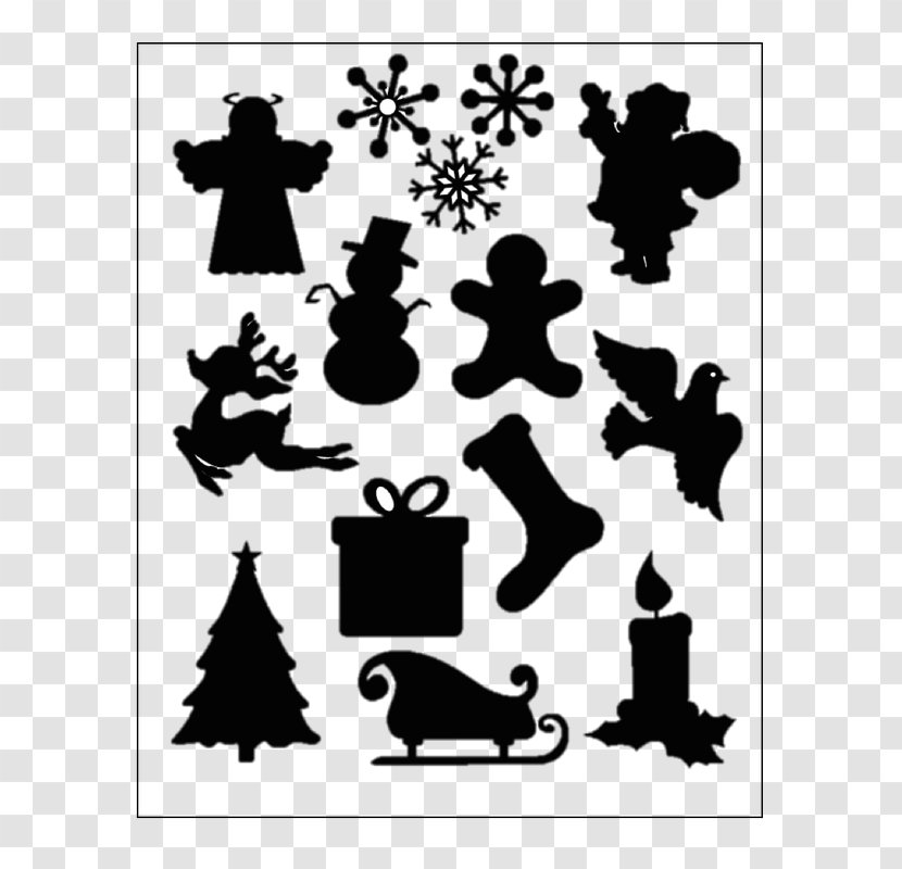 Christmas Silhouette Holiday Clip Art - Lights Transparent PNG
