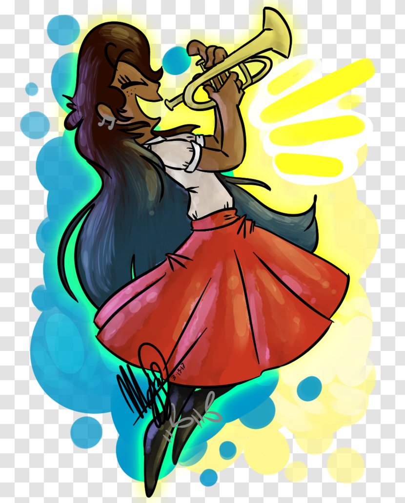 Work Of Art Graphic Design - Fictional Character - Hold The Trumpet Transparent PNG