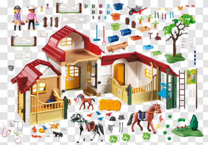 Horse Playmobil Pony Equestrian Centre - Farm Transparent PNG