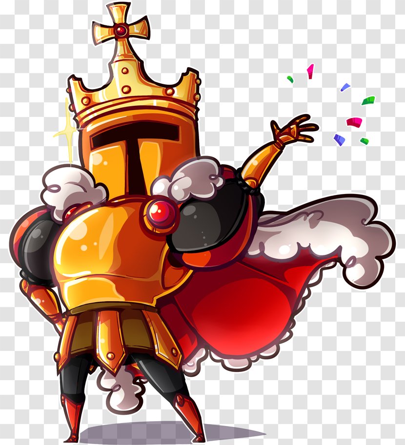 Shovel Knight Indivisible King - Silhouette Transparent PNG