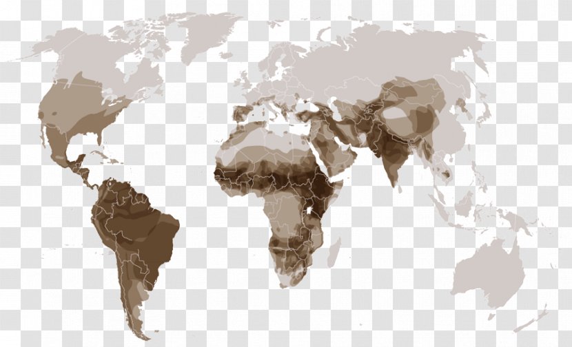 World Map Globe Dot Distribution - Vector Transparent PNG