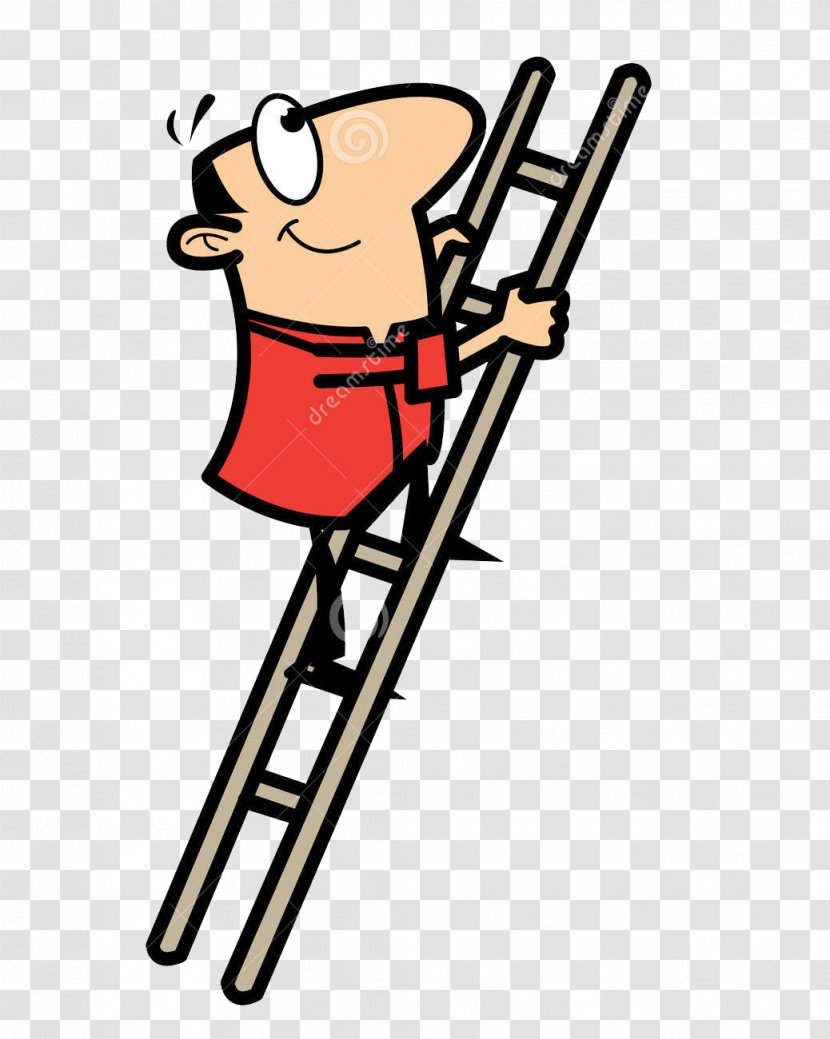Climbing Cartoon Drawing Clip Art - Ladder Transparent PNG