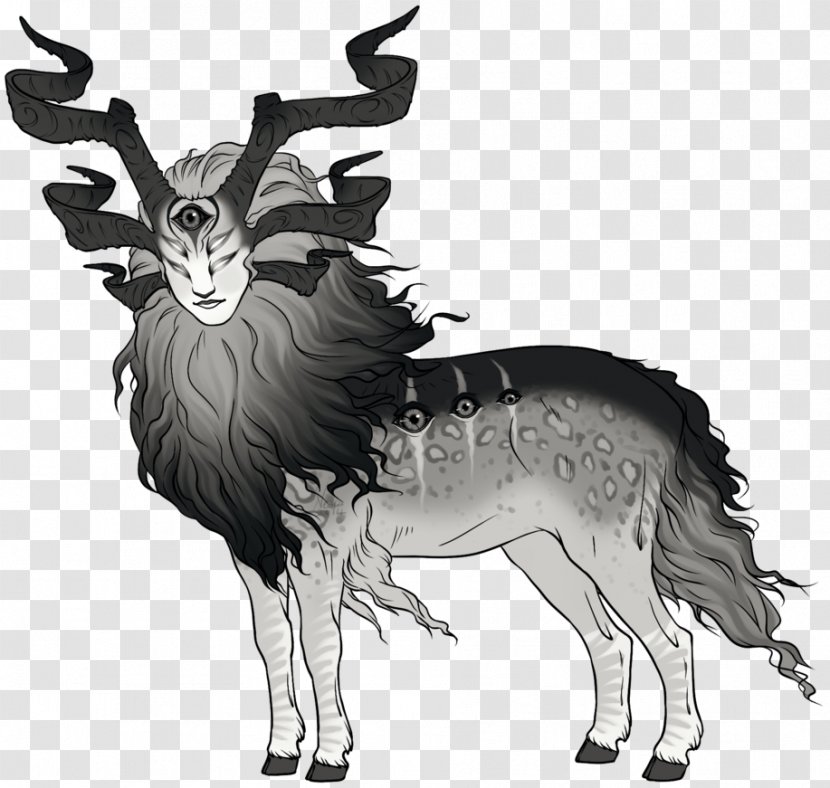 Cattle Drawing Antelope Art Reindeer - Tail - Natasha Transparent PNG