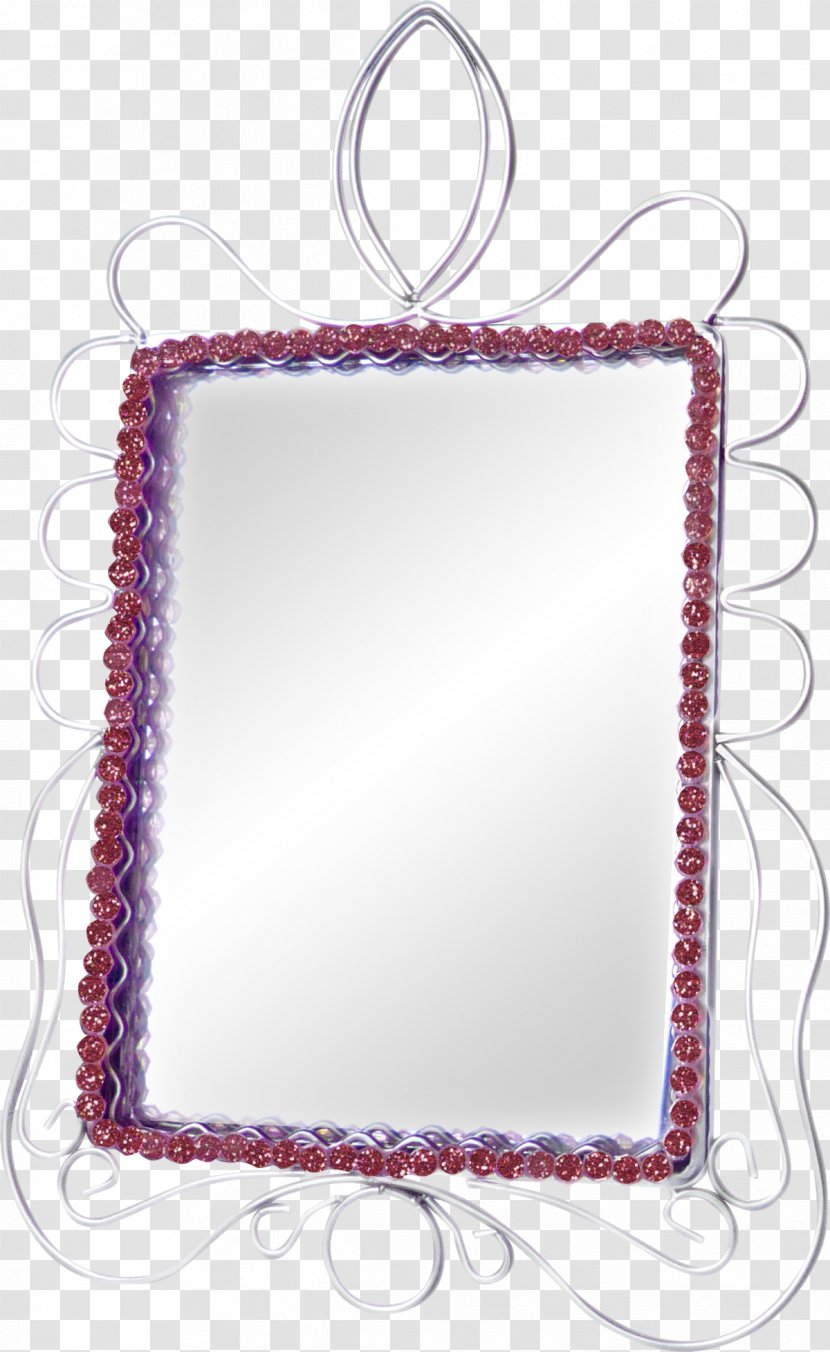 Mirror Jewellery - Purple - Decorative Jewelry Frame Transparent PNG