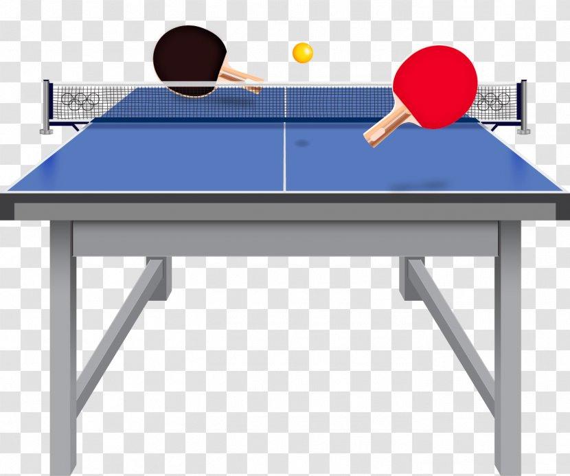 Pong Play Table Tennis - Racket - Vector Transparent PNG