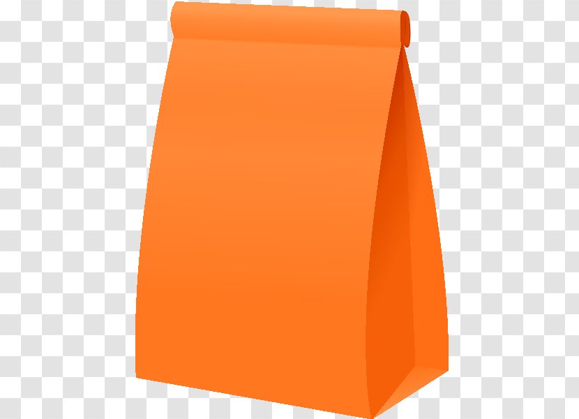 Rectangle Product Design - Orange - Snack Bags Transparent PNG